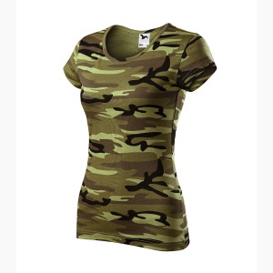 Tricou Camuflaj - Femei-Camuflaj Verde